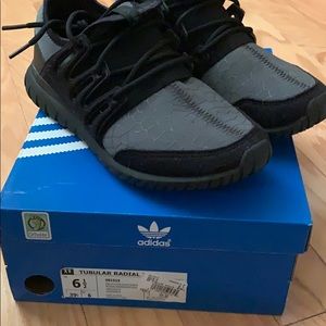 Adidas Black Tubular Radial Sneakers